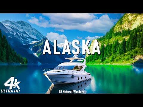 FLYING OVER ALASKA 4K UHD - Relaxing Music Along With Beautiful Nature Videos - 4K Video HD
