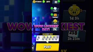 Wow Luckiest Day 🤩⭐✨ #brawlstars #shorts