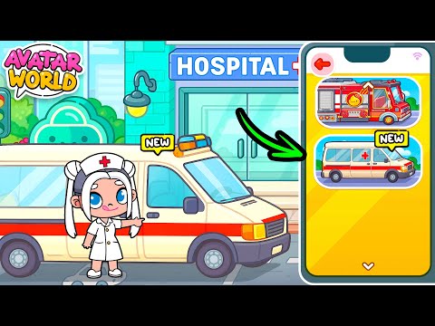 OMG! 😱 NEW HOSPITAL + AMBULANCE!? 🏥🚨 SECRETS AND BUGS IN AVATAR WORLD!