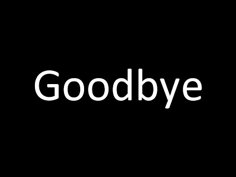 goodbye Mia...
