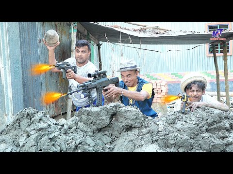 বন্দুক যুদ্ধ || তারছেরা ভাদাইমা || Bonduk Juddo || হাসির কৌতুক || Bangla Comedy 2021 || Matha Nosto