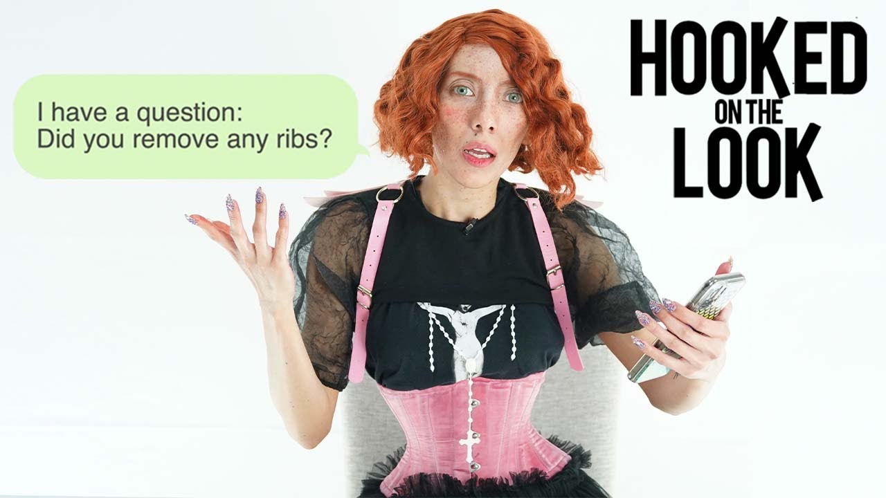 Extreme corsetter responds to her meanest dms - hooked on the look