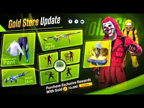 OB48 Gold Store New Items🔥🥳| Lol Emote+ Jazz Pent Return Date | Free Fire New Event | Ff New Event