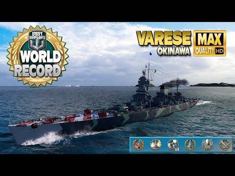 New cruiser Varese damage world record   World of Warships