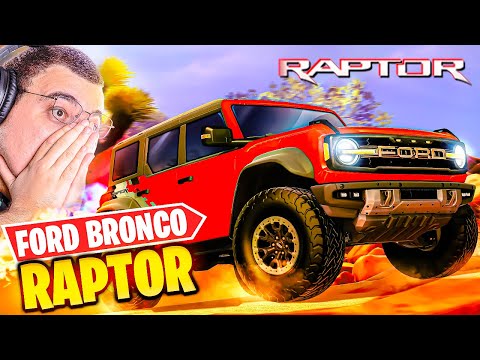 O NOVO BRONCO RAPTOR chegou no Fortnite! Veja o BARULHO DO MOTOR do NOVO carro 🚗💨