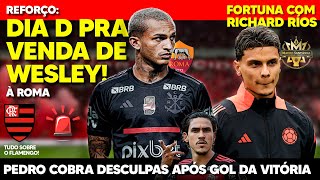 NEGÓCIO FECHADO: FORTUNA NO FLAMENGO COM VENDA DE CRIA! 160 MILHÕES! DIA D PRA VENDA DE WESLEY