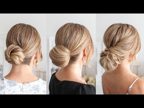 3 FALL LOW BUNS 🍁 EASY HAIRSTYLES | Missy Sue