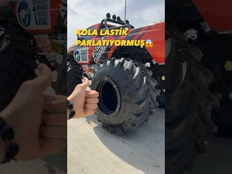 KOLA LASTİK PARLATIYORMUŞ DENEYELİM! #shorts