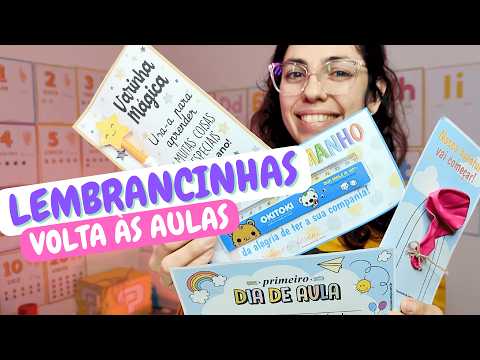 LEMBRANCINHAS DE VOLTA ÀS AULAS pra você arrasar! 2025