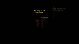 Full Video on my channel: Boundaries Push People Away. Actually, no. #boundaries #learntosayno