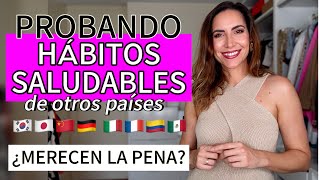 ¿SON RECOMENDABLES estos HÁBITOS? Probando los de varios países 🇩🇪🇺🇸🇯🇵🇰🇷🇮🇹🇩🇰
