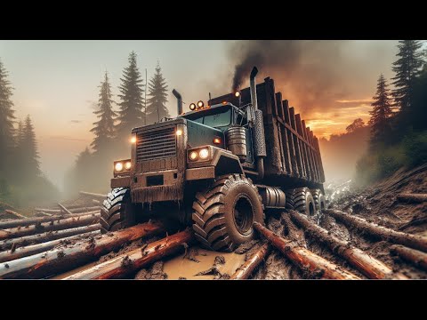 Extreme Fastest Logging Truck Operator Fails | Heavy Equipment Driving Machines Fails Idiots At Work