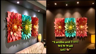 "3 Colorful Wall Art Designs – Budget में Stylish Ghar!" Diy | Fashion Pixies