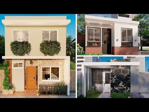 Planos de casa de 5 metros de ancho | 3 Modelos diferentes y muy interesantes