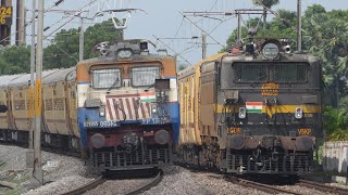 Beautiful LOOKING Freight LOCOMOTVIES Hauling Super Fast + Express & Special Trains | IndianRailways