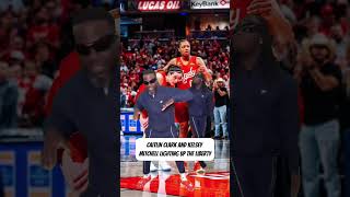 The Fever stars are having their way against the Liberty #IndianaFever #WNBA #TWSPod #WBB #Sports