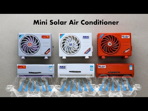 Top 3 Miniature Air Conditioner Unboxing & Test Video || Best Gadgets Solar AC