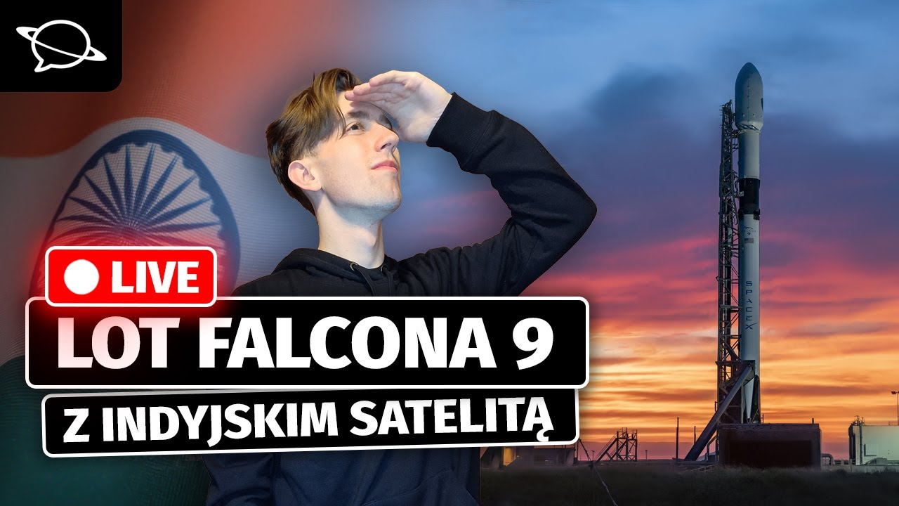 Falcon 9 wynosi indyjskiego satelitę komunikacyjnego! | GSAT-N2