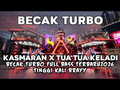 MEDAN BOXING !! DJ KASMARAN X TUA TUA KELADI | DJ BECAK TURBO FULL BASS TERBARU 2026