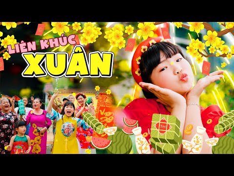 CHUYỆN CŨ BỎ QUA, BÉ CHÚC XUÂN, NGÀY TẾT QUÊ EM 🎉 Liên khúc nhạc thiếu nhi mầm chồi lá MỪNG XUÂN