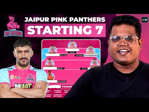 PKL 12: Jaipur Pink Panthers Squad Analysis, Starting 7 | Bottom 3 Loading?