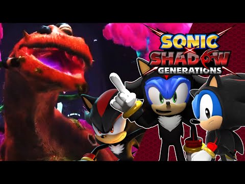 SONIC AND CLASSIC SONIC PLAY SONIC X SHADOW GENERATIONS! SHADOW PATH PART 2 BIOLIZARD FIGHT!