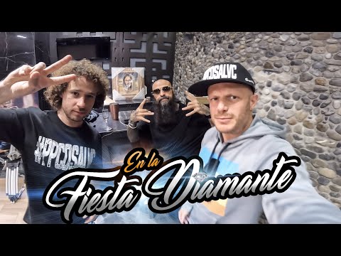 CARTEL DE SANTA NOS INVITÓ A SU FIESTA DIAMANTE / FACUNDO