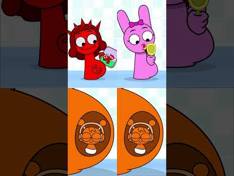 Mommies and Sprunki Babies 👶🏻🤰🏼 Incredibox Sprunki babies animation meme #shorts