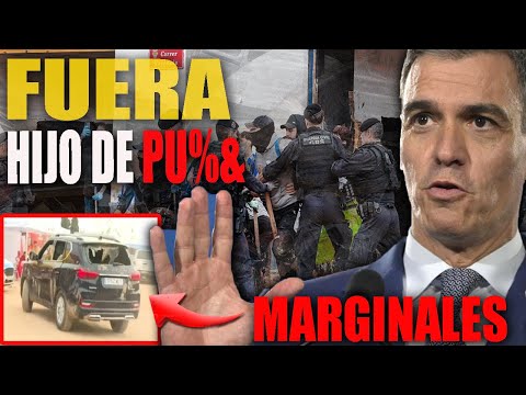 Pedro Sánchez HUYE como RATA y Enfrenta la IRA del Pueblo por ABANDONO durante la DANA en Valencia🇪🇸