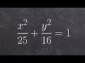 Ellipse Properties and Calculations