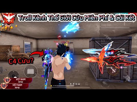 [Free Fire] CU LÌ Troll Kênh Thế Giới “Cứu Miễn Phí”Bằng Tên C4HiHiHiHi Và Cái Kết Cực Hài!