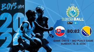SloBall '26, boys - Slovakia : Bosnia and Herzegovina  - 3rd place game