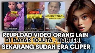 Cara Di Bayar 10JT /Video Dengan Reupload Podcast Di Shorts! 