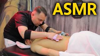 Heat Therapy & Deep Relaxation | Intense ASMR Back Massage for Young Barber Veysel