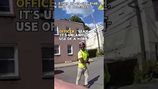 Arrested for Honking at Cop Car #shorts