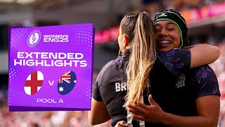 Record-equalling win 💪 | England v Australia | Rugby World Cup 2025 | Extended Highlights