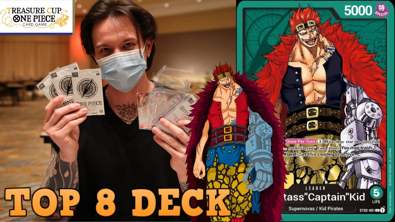 TOP 8 ONE PIECE TREASURE CUP : KID DECK FT NEKO
