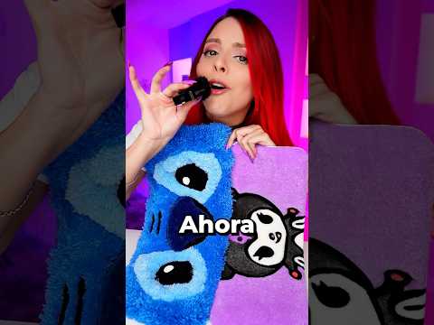 ALFOMBRAS de KUROMI y STITCH💜💙 para TECLADOS!!🤩 *esponjosas* #kuromi #stitch #shorts