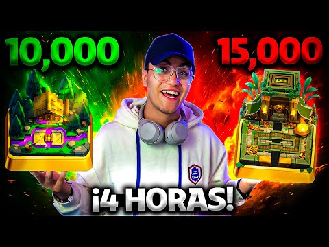SUBIENDO +5,000 COPAS en 4H 🏆❗(el mejor mazo) CLASH ROYALE - YoSoyRick