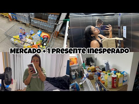 DIA DE COMPRAS NO MERCADO | TUDO CARO + MARIDO ME FEZ UMA SURPRESA | GANHEI O IPHONE 16 PRO MAX 😱♥️