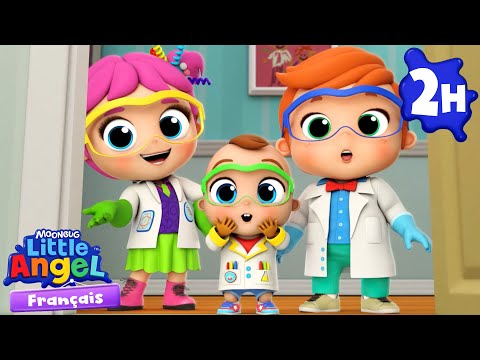 Les bulles | Compilation de 2 heures de chansons amusantes pour enfants | Little Angel