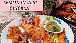 Juicy Lemon Garlic Chicken Recipe | Easy & Flavourful Oven Roasted Delight