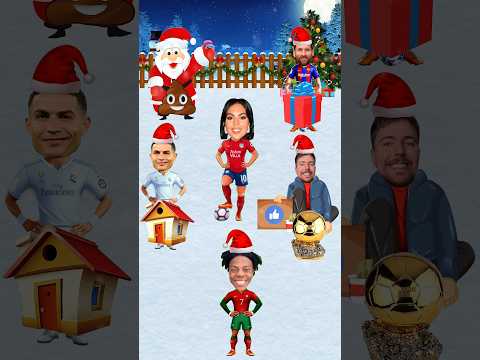 ¿Quien merece el balón de oro🏆⚽? Ronaldo🔥, Messi 🐐, Mrbeast💸, Santaclaus 🎅.