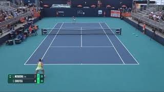 Linda Noskova vs Sorana Cirstea | Miami 2026 Second Round