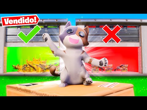GATITO JUEGA "GUERRA DE ALMACENES" EN FORTNITE! | (No creerás el resultado 🙀) *IMPACTANTE*