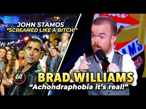 John Stamos screamed like a  (b*&%) when I did this | Brad Williams, "Achondraphobia is real!"