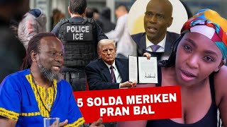 5 solda Meriken pran bal..Trump Monte Volum nan.Don Kato Pran Gen Kouri /Fouco