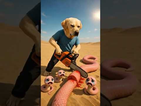 Perdão Mortal do Cachorro 😢#animais  #ai #cachorro #filhote #cobra