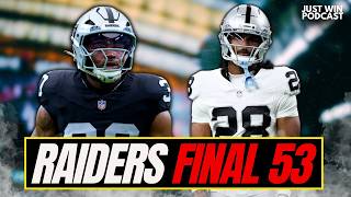 The Raiders' Final 53-Man Roster Is Set. Let's Talk About It