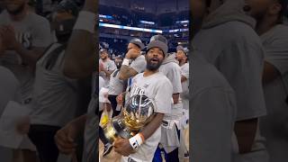 Luka and Kyrie celebrating Western Conference Finals with Dallas Mavericks?!